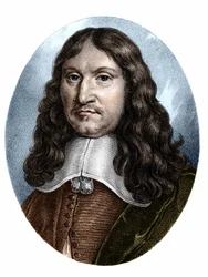 Portræt af Francois Eudes de Mezeray (1610-1683), fransk historiker.