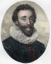 Portræt af Francois de Malherbe (1555-1628), engelsk digter, kritiker og oversætter