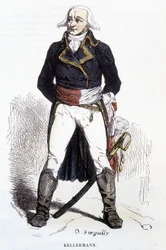Portræt af François Christophe Kellerman - gravering
