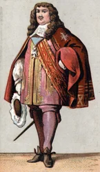 Portræt af François Michel Le Tellier, Marquis de Louvois (1639 - 1691), fransk politiker
