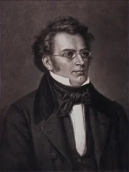 Portræt af Franz Schubert (gravering)