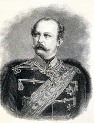 Portræt af Frederik Charles af Preussen (1828 - 1885), nevø til William I