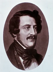Portræt af Gaetano Donizetti (gravering)