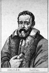 Portræt af Galileo Galilei af Galilæa (1564 - 1642).