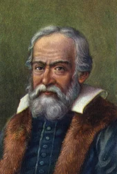 Portræt af Galileo Galilei dit Galilee, italiensk astronom (1564-1642)