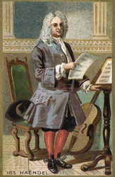 Portræt af George Frederick Handel (Georg Friedrich Handel