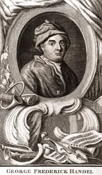 Portræt af George Frederick Handel (Georg Friedrich Handel