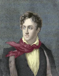 Portræt af George Gordon Noel, 6. Baron Byron, Lord Byron (1788-1824)
