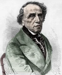 Portræt af Giacomo Meyerbeer (1791-1864), tysk komponist.