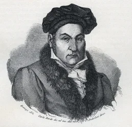 Portræt af Giandomenico (Gian Domenico) Romagnosi (1761-1835), italiensk filosof og advokat
