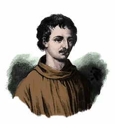 Portræt af Giordano Bruno (1548-1600)