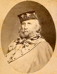 Portræt af Giuseppe Garibaldi (1807-1882) 1875.