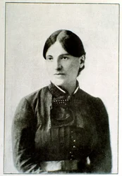 Portræt af Giuseppina Raimondi (1841-1918), hustru til patrioten og helten fra det italienske Risorgimento Giuseppe Garibaldi (1807-1882)