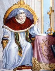 Portræt af Gregor XVI (1745 - 1846).