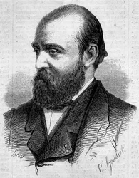 Portræt af Henry Murger (1822-1861), fransk forfatter. Indgravering i "" Le Monde Illustré"" nr. 199 af 2. februar 1861.