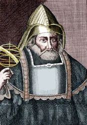 Portræt af Hermes Trimegiste (Trismegistus).