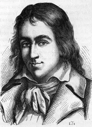 Portræt af Jacques René Hébert. Fransk journalist og politiker 1757-1794