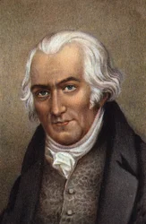 Portræt af James Watt, skotsk ingeniør.