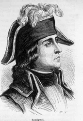 Portræt af Jean Antoine Rossignol, general francais (1759-1868).