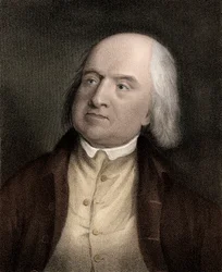 Portræt af Jeremy Bentham (1748-1832), engelsk filosof, økonom og teoretisk jurist