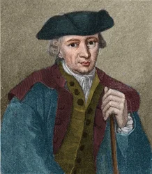 Portræt af Johann Georg Hamann (1730-1788), tysk filosof og forfatter.