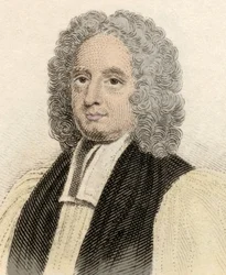 Portræt af John Potter (ca. 1674-1747), engelsk gejstlig og arkaisk af Cantorbery. Indgravering af det 19. århundrede.