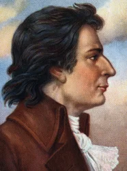 Portræt af Joseph de Montgolfier, opfinderen af varmluftsballonen.