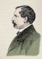 Portræt af Jules de Goncourt (1830-1870), fransk forfatter.