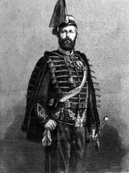 Portræt af kong Karl XV af Sverige (1826 - 1872).