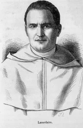 Portræt af Lacordaire, fransk præst og dominikaner (1802 - 1861).