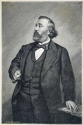 Portræt af Leon Gambetta