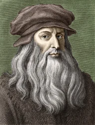 Portræt af Leonardo da Vinci