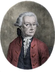 Portræt af Leopold Mozart (1719-1787), far til Wolfgang Amadeus Mozart (1756-1791).