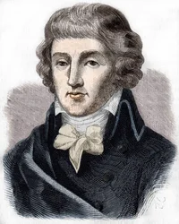 Portræt af Louis Antoine Saint - Just (Saint-Just) (1767-1794), fransk politiker.