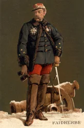 Portræt af Louis Faidherbe (1818-1889), fransk general