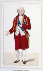 Portræt af Louis Philippe II Joseph, hertug af Orléans og Chartres, kendt som Philippe Egalité