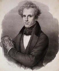 Portræt af Luigi Ricci (gravering