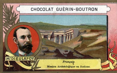 Portræt af Marcel Auguste Dieulafoy