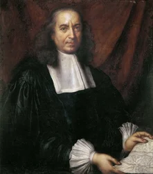 Portræt af Marcello Malpighi (1628-1694) af Anonym. Olie på lærred, Mål: 85x72. Galleria Borghese, Rom