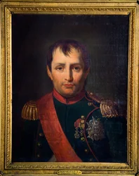 Portræt af Napoleon Bonaparte (olie på lærred)