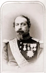 Portræt af Napoleon III. 1800-tallets fotografi.
