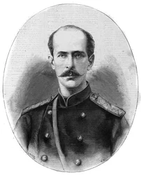 Portræt af Nicholas Maximilianovich af Leuchtenberg, hertug af Leuchtenberg og prins Romanovsky (1843-1891) - Den berømte dagbog fra 1891
