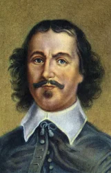 Portræt af Otto von Guericke, tysk fysiker.