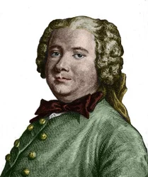 Portræt af Pierre Carlet de Chamblain de Marivaux (1688 - 1763), dramatiker.