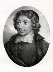 Portræt af Pierre Nicole (1625 - 1695) ivrig forsvarer af jansenismen fra et maleri af Port Royal.