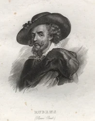 Portræt af Pierre Paul (Pierre-Paul) Rubens (eller Peter Paul eller Petrus Paulus) (1577-1640)