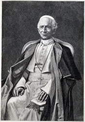 Portræt af pave Leo XIII (1810-1903)