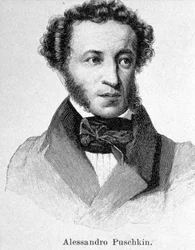 Portræt af Pushkin (1799 - 1837)