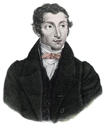 Portræt af Rene Caillie - engelsk opdagelsesrejsende - Portræt af Rene Caillie (1799 -1838) explorer engelsk