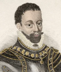 Portræt af Robert Blake (1599-1657), engelsk admiral.